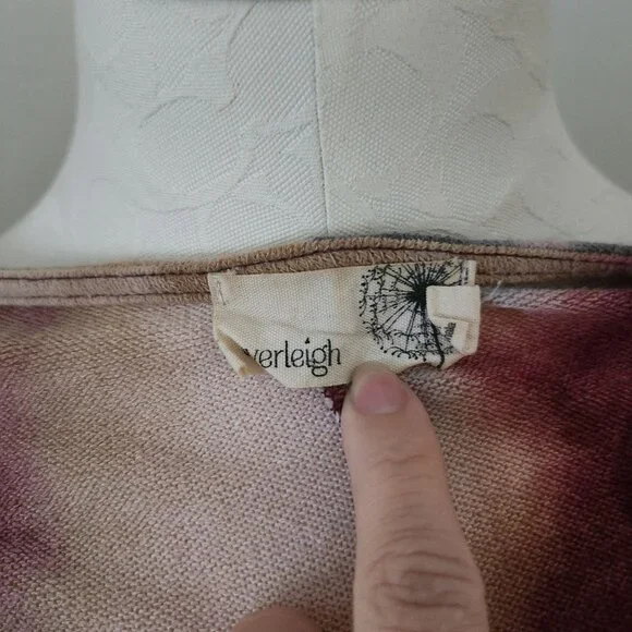 Everleigh Tie Dye Cowl Neck Knit Top Women's Size 2X - Picture 3 of 7